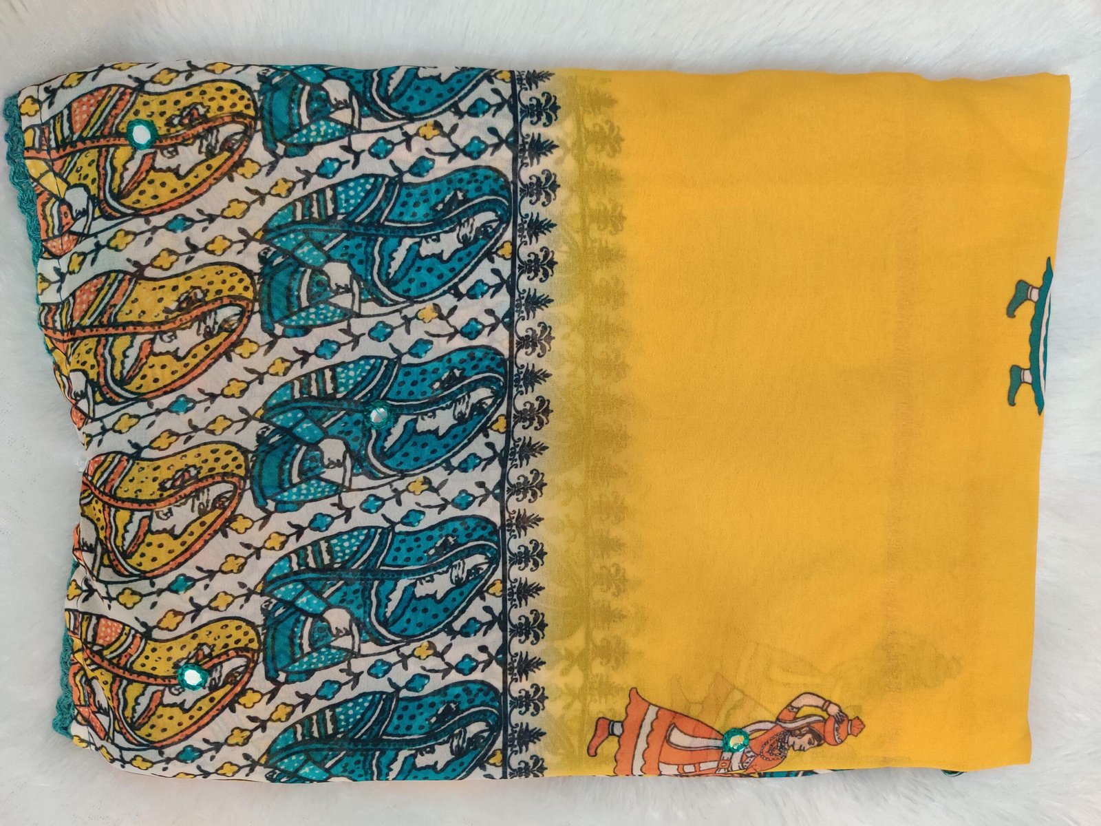 Madhubani Butter Silk - Image 2